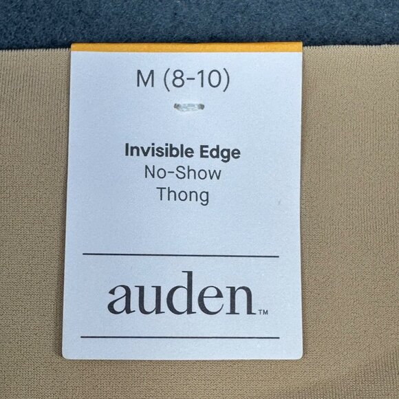 Auden Womens Size Medium 8-10 Panty Thong Invisible Edge No Show Pearl New - Picture 3 of 8